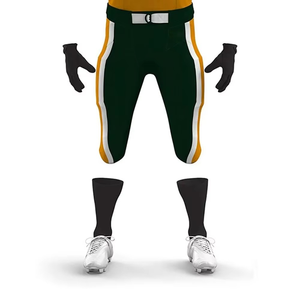 Uniforme de Fútbol Americano Personalizado de Manga Corta con Cuello en V, Ligero y Transpirable, 100% Poliéster, Talla Grande, Alta Calidad, Liso - Product Image 4