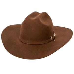 Kivotech New Adjustable Stylish Cowhide Leather Cowboy <b>Hat</b> Handmade <b>Western</b> Style Hair-on-Hide Sports Casual Travel - Product Image 1