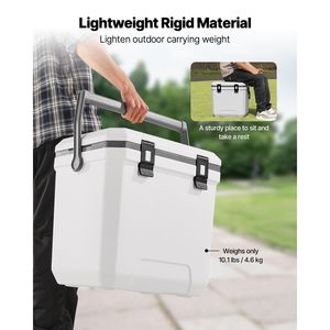 Frigo Portatile Rigido da 38 QT con Maniglie Robuste e Portabicchieri, Materiale Isolante LLDPE, Capacità 15L - Product Image 2