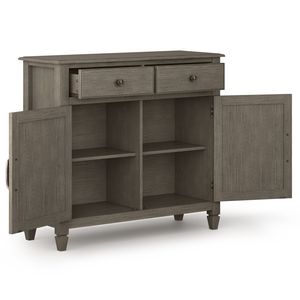 Mobiletto da ingresso grigio Connaught Farmhouse, elegante mobile da soggiorno - Product Image 6