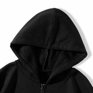 <b>Trendy</b> Rhinestone Spider Print Zip-Up <b>Hoodie</b> with Custom Front Logo-Unisex Regular Fit 100% Cotton Heavyweight Terry Fleece - Product Image 5