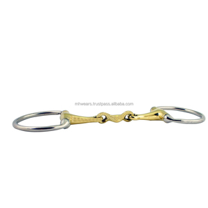 บิตม้า MH แบบ Snaffle English Gag Bit ทำจากอะลูมิเนียมและสแตนเลส สำหรับขี่ม้า ผลิตภัณฑ์สำหรับกีฬาขี่ม้า - Product Image 4