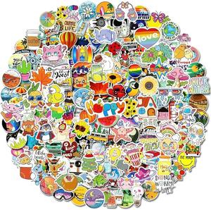 Pegatinas de Anime Ecológicas Impresas Personalizadas Directamente de Fábrica |   Calcomanías Decorativas para el Hogar, Resistentes al Agua, a los Rayos UV, de PVC, Recortadas (100 Unidades) - Product Image 2