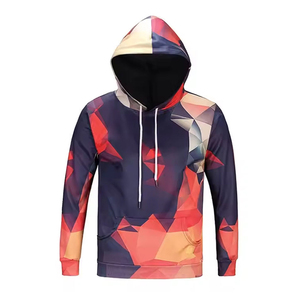 Sweat-shirt à capuche unisexe personnalisé avec impression 3D sur toute la surface, taille plus, coupe ample, polyester, sweat-shirts décontractés - Product Image 1