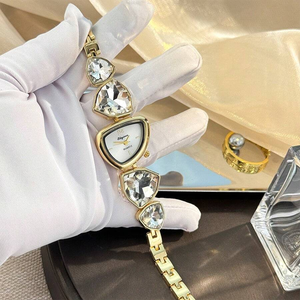 Fashion Asymmetrical Shape Colorful Rhinestone Women Watch for Ladies Unique Personalized Quartz Watch Montre Femme - Product Image 6