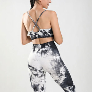 Conjunto de Yoga de 2 Piezas para Mujer con Estampado Personalizado, Material de Spandex, Servicio OEM - Product Image 2