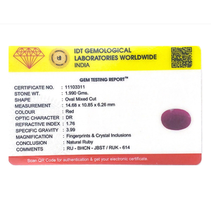 Premium 9.95 Ct Natural African Ruby Oval Cut Loose Gemstone for Fine Jewelry - Product Image 4
