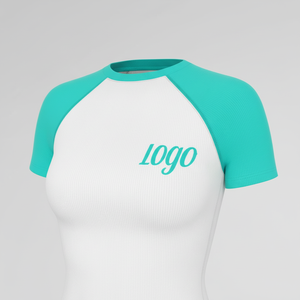 OEM Custom Women’s <b>Sexy</b> Slim Fit Fitness <b>Set</b> 2 Piece Activewear Raglan Sleeve Running Gym Outfit 2026 - Product Image 3