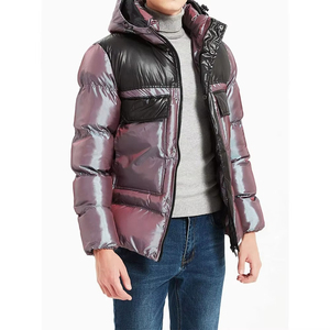 Abrigo de Invierno Acolchado de Poliéster con Capucha, Reversible, Ligero y Cálido, Tallas Grandes, con Logotipo Personalizado, Venta al Por Mayor, Mejor Marca - Product Image 3