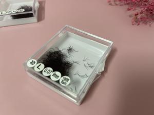 Luxury Handmade VIETKINGLASH Loose Promade Lash Fans 3D 0.07 Thin Pointy Base <b>Synthetic</b> <b>Hair</b> Natural Long C CC D L Curl - Product Image 5