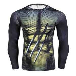 Camiseta de Compresión de Manga Larga para Hombre, Diseño Personalizado 2026, para Gimnasio y Running, de Alta Calidad, con Logotipo y Color Personalizados, Poliéster y Spandex - Product Image 5