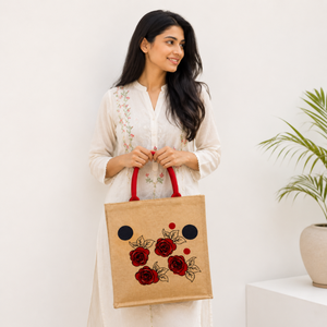 Eco Friendly Jute <b>Bag</b> Reusable Shopping Tote Durable Handmade Multipurpose Carry <b>Bag</b> with Strong Handles Stylish Design Custom - Product Image 3