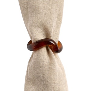 Hot Selling Rustic Wooden Napkin Ring Farmhouse <b>Table</b> Decor Natural Wood Bead Holder Wedding Dining <b>Table</b> Accessory Set - Product Image 1