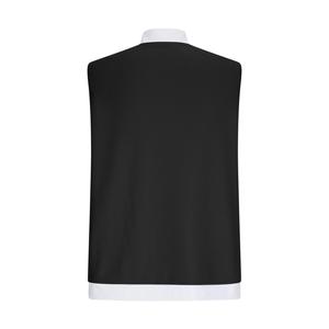 Débardeur Homme en Maille Gaufrée sans Manches avec Col Montant et Fermeture Éclair, Gilet Musculation avec Poche Zippée, T-shirt Léger et Respirant - Product Image 4