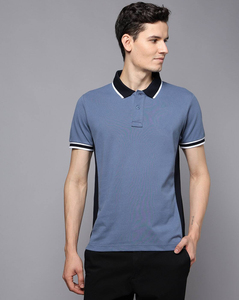 เสื้อโปโลถักสำหรับผู้ชาย ผ้าฝ้ายหวีอย่างดี รับทำโลโก้ มีสินค้าพร้อมส่ง - Product Image 4