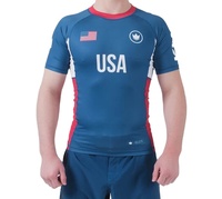 Nouveauté 2023 Bright Way International Rashguard MMA vierge unisexe pour adultes, couleur personnalisable OEM, Spandex/Polyester 280g