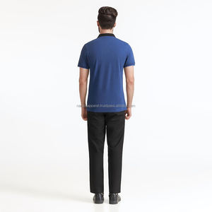 Nardon Apparel Polos para hombre 2025 Camiseta Polo informal de manga corta Bloque de color Camisas de golf ajustadas con bolsillo - Product Image 2