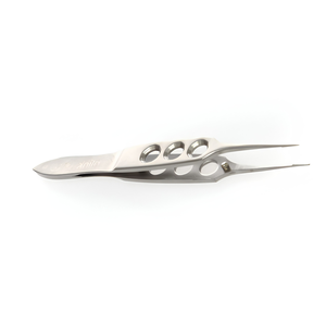 Pince micro-tissulaire Ariston International Bonn en acier inoxydable, instrument chirurgical ophtalmique manuel, certifié CE ISO13485 - Product Image 4