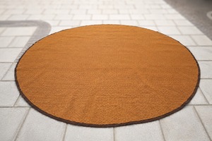 Tapis de tente en fibre de coco naturelle, rond, tissé, pour le camping, tapis de sol écologique, tapis de glamping extérieur, taille personnalisée, qualité d'exportation - Product Image 6