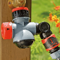 Raccord rapide standard pour robinet de jardin extérieur, 3 fonctions, rotatif à 180°, évite le pliage du tuyau