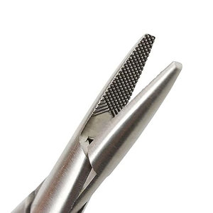Pince à extensions capillaires de qualité supérieure et outil pour extensions à micro-anneaux, pince plate, logo personnalisé à prix raisonnable - Product Image 3