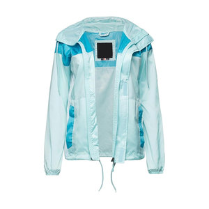 Custom <b>Womens</b> Windbreaker <b>Jacket</b> Finished <b>Lightweight</b> Water Resistant Active Outdoor Running Hiking Travel Shell Windproof Full - Product Image 2