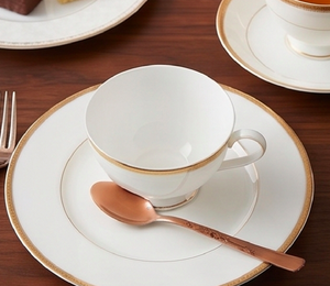 Elegante juego de cucharas de metal color oro rosa con acabado mate, aptas para lavavajillas, para uso en bodas y en el hogar. - Product Image 3