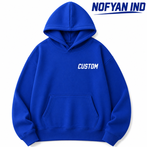 Fabricant de sweats à capuche personnalisés en molleton de coton épais, OEM ODM, marque privée, vente en gros, sweat-shirt à capuche vierge - Product Image 1