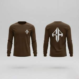 Camiseta de Manga Larga para Hombre 2026 de Alta Calidad, Cuello Redondo, 100% Algodón, Estilo Casual Personalizado a Medida, Talla Grande, RIVIAN ATLANTIC - Product Image 1