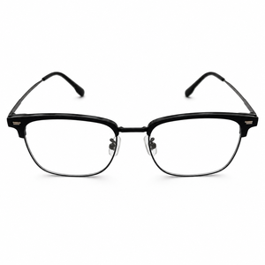 Montura de Gafas de Medio Aro Fotocromáticas UV420 Cuadradas de Plástico Ligeras a la Moda Listas para Receta Venta al por Mayor - Product Image 2