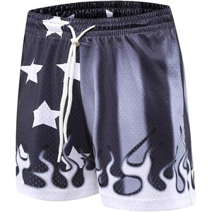 Pantalones Cortos Deportivos para Hombre, de Algodón y Poliéster, para Gimnasio, Fitness, Cintura Elástica, Color Sólido, Subidos por Dress Sports - Product Image 3