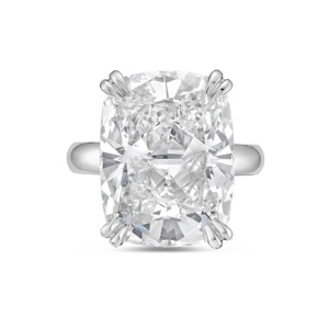1 CT <b>Emerald</b> Cut Moissanite Prong Setting 925 <b>Silver</b> Rhodium Plated Engagement <b>Ring</b> for Women Party - Product Image 1