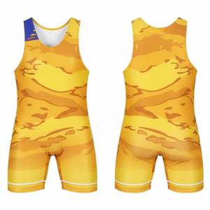 Professional Sports Wrestling Singlet MMA Powerlifting Jiu Jitsu Kimono Adult Unisex <b>Compression</b> Quick Dry Breathable Slim - Product Image 1