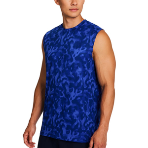 Four-Way Stretchy Seamless Tank Tops Men <b>Singlet</b> Lightweight <b>Running</b> Breathable Stringers Moisture-Wicking Men Tank Tops - Product Image 6