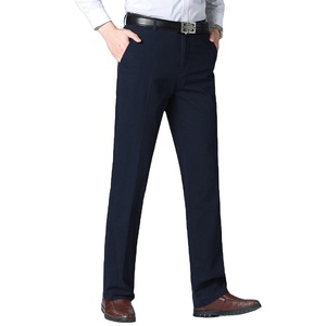 Pantalones Chinos de Lona Rectos para Hombre, Corte Clásico, Algodón Elástico, Diseño de Color Personalizado, Alta Calidad, Venta al Por Mayor, MOQ Bajo, Nuevo - Product Image 3