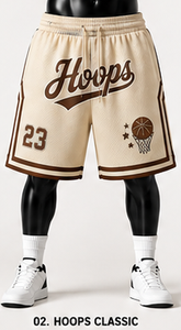 Pantalones Cortos de Baloncesto para Hombre 23, Diseño Personalizado por Sublimación, Transpirables, de Poliéster/Nailon, de Secado Rápido, Estilo Deportivo, Cintura Elástica - Product Image 3