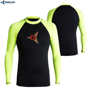 Custom Logo Men’s Rash Guard Compression Shirt UV Protection Quick Dry Long Sleeve Surf Swim Rashguard - Product Image 2