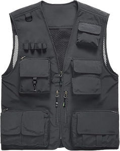 Men's Printed Oxford Fabric Anti-Theft Breathable Soft Shell Upland Vest Cross Body <b>Chest</b> Multi Functional <b>Storage</b> Leisure Sport - Product Image 2