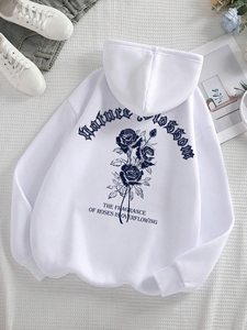New Washing Printing <b>Hoodie</b> American Retro <b>Oversized</b> Sweatshirt Man Hoodies Hip Hop <b>Long</b> Sleeve Pullover <b>Hoodie</b> OEM - Product Image 3