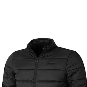 <b>Men's</b> <b>Black</b> Camouflage <b>Long</b> Puffer <b>Jacket</b> Stand Collar Zipper Closure Waterproof Windproof Polyester Wadding Winter Casual - Product Image 5