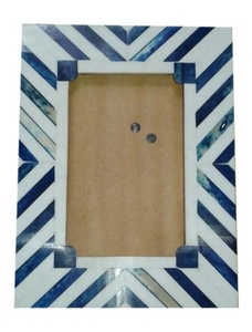 Luxury Eco-Friendly Durable Rustic Bone Inlay UV Printed <b>Photo</b> <b>Frame</b> Designer Handmade Decorative for Wedding Gifts Home Decor - Product Image 5
