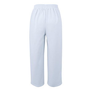 Pantalon de jogging évasé et ample pour femme en 100 % coton respirant et doux, coupe droite large, vente en gros - Product Image 6