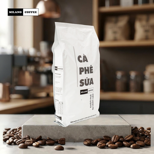 Café molido Robusta con sabor a mantequilla de avellanas y sal, en bolsa de 1 kg, para café con leche - Product Image 6