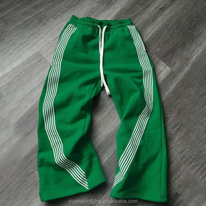 Pantalones Deportivos Extra Grandes para Hombre, Fabricación de Alta Calidad, Pantalones Casuales con Franjas Laterales Personalizadas, Pantalones Vintage con Efecto Desgastado por el Sol - Product Image 4