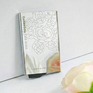 การ์ดโฮดะที่ใส่บัตรเครดิตกระเป๋าใส่บัตรกระเป๋าสตางค์อลูมิเนียมการป้องกัน RFID ของขวัญธุรกิจสำหรับผู้หญิง - H10001-BON (กระจก) - Product Image 2