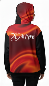 เสื้อฮู้ดดี้โอเวอร์ไซส์สไตล์คนเมือง พิมพ์ลายแบบ Sublimation ทั่วตัว สำหรับแบรนด์แฟชั่นไลฟ์สไตล์ลำลอง - Product Image 3