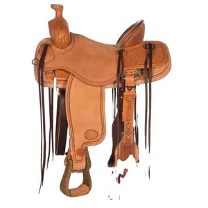 Silla de Montar a Caballo de Cuero Genuino Premium con Forro de Lana Suave, Diseño Ergonómico, Reforzada y Cómoda - Product Image 6