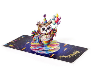 Popup Birthday <b>Card</b> with Custom <b>Gift</b> <b>Card</b> Envelope - Product Image 4