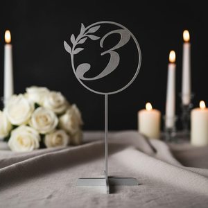 Wedding <b>Table</b> Numbers, Elegant Black <b>Table</b> Numbers, Freestanding <b>Table</b> Numbers for Wedding Reception, Modern Wedding <b>Table</b> Decor - Product Image 4