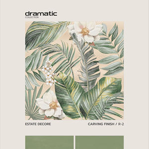 กระเบื้องพอร์ซเลนลายแกะสลักขนาด 24x24 นิ้ว พื้นผิวด้าน ให้ลวดลายละเอียด สร้างแสงสะท้อนที่ควบคุมได้ดี และพื้นผิวที่เรียบเนียน - Product Image 1